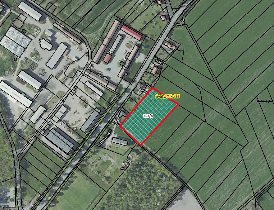 Prodej pole 4504 m²